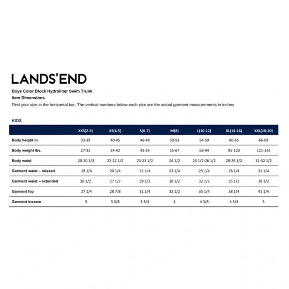 Boy’s Lands’ End Swim Shorts ☀️🌊🏝️ - Picture 4 of 4